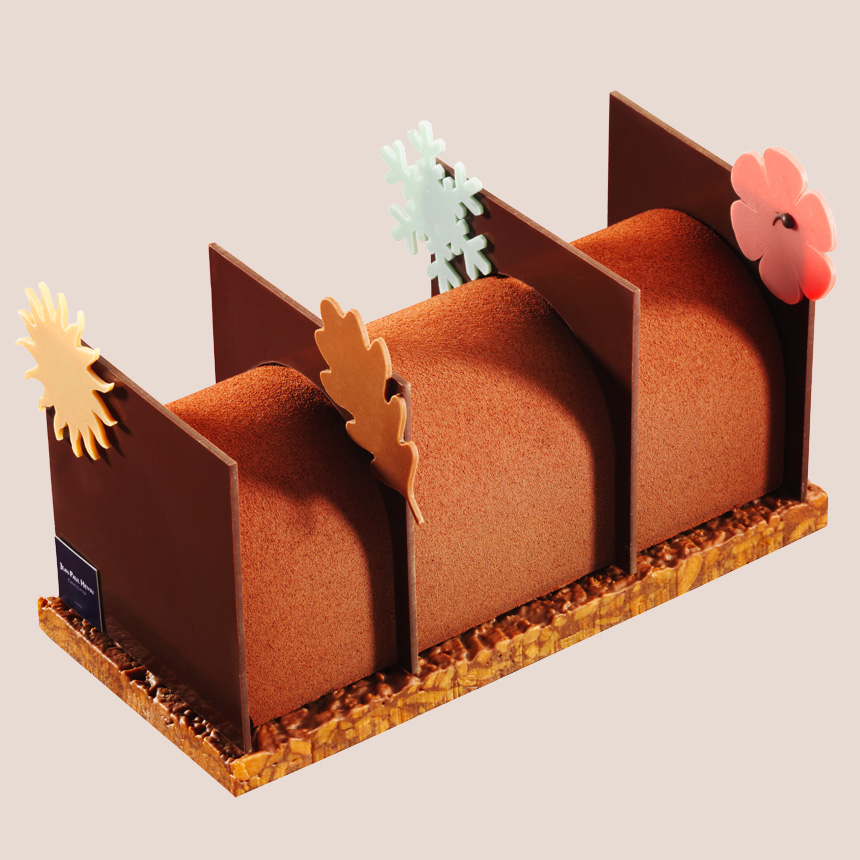 Bûche chocolat 4 saisons